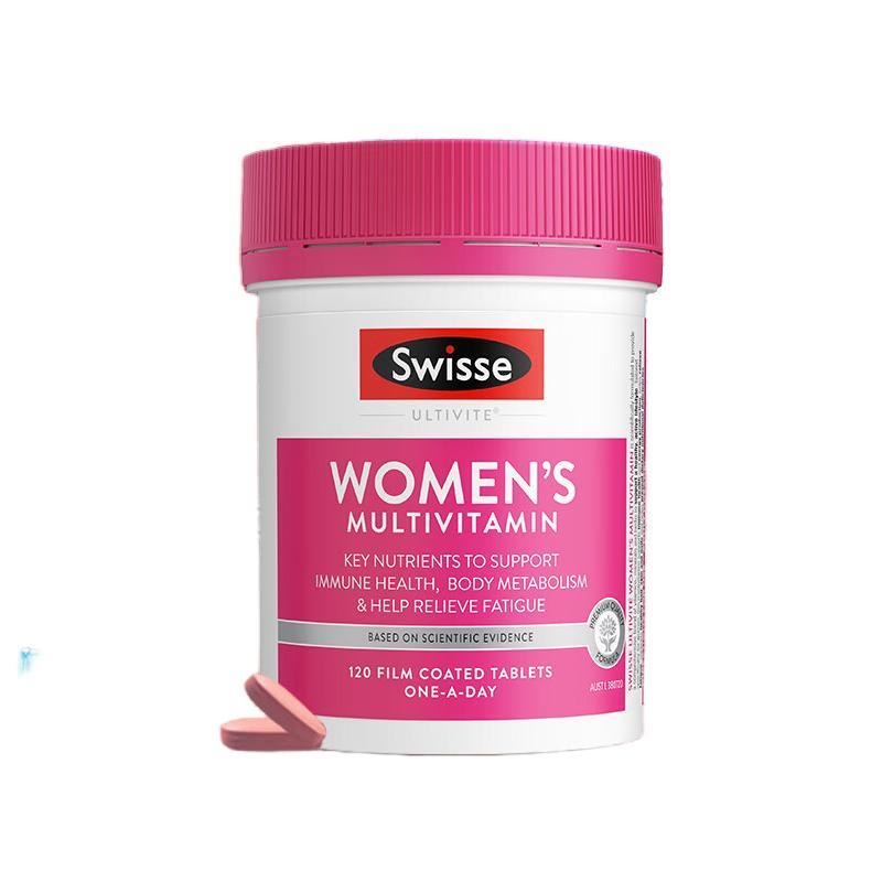 澳洲Swisse女士复合维生素片剂120粒/瓶装 澳洲原装进口 成年女性复合维生素矿物质营养补充高清大图