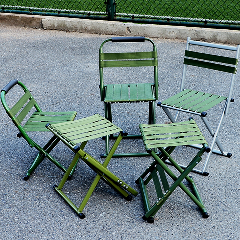 折叠椅便携小马扎钓鱼凳户外露营火车带靠背椅子闪电客成人儿童休闲