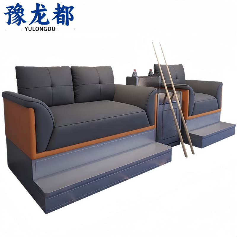 豫龙都 台球沙发 1+2+茶几 套高清大图