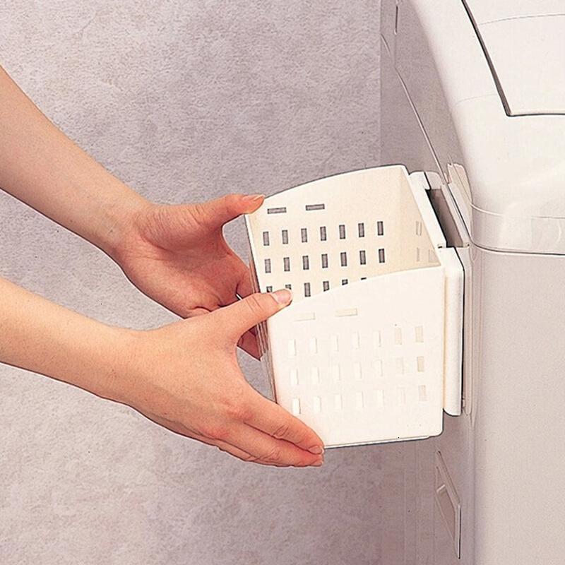 磁性收纳盒/冰箱吸篮收纳架 洗衣机无痕吸盘收纳架时尚家居用品