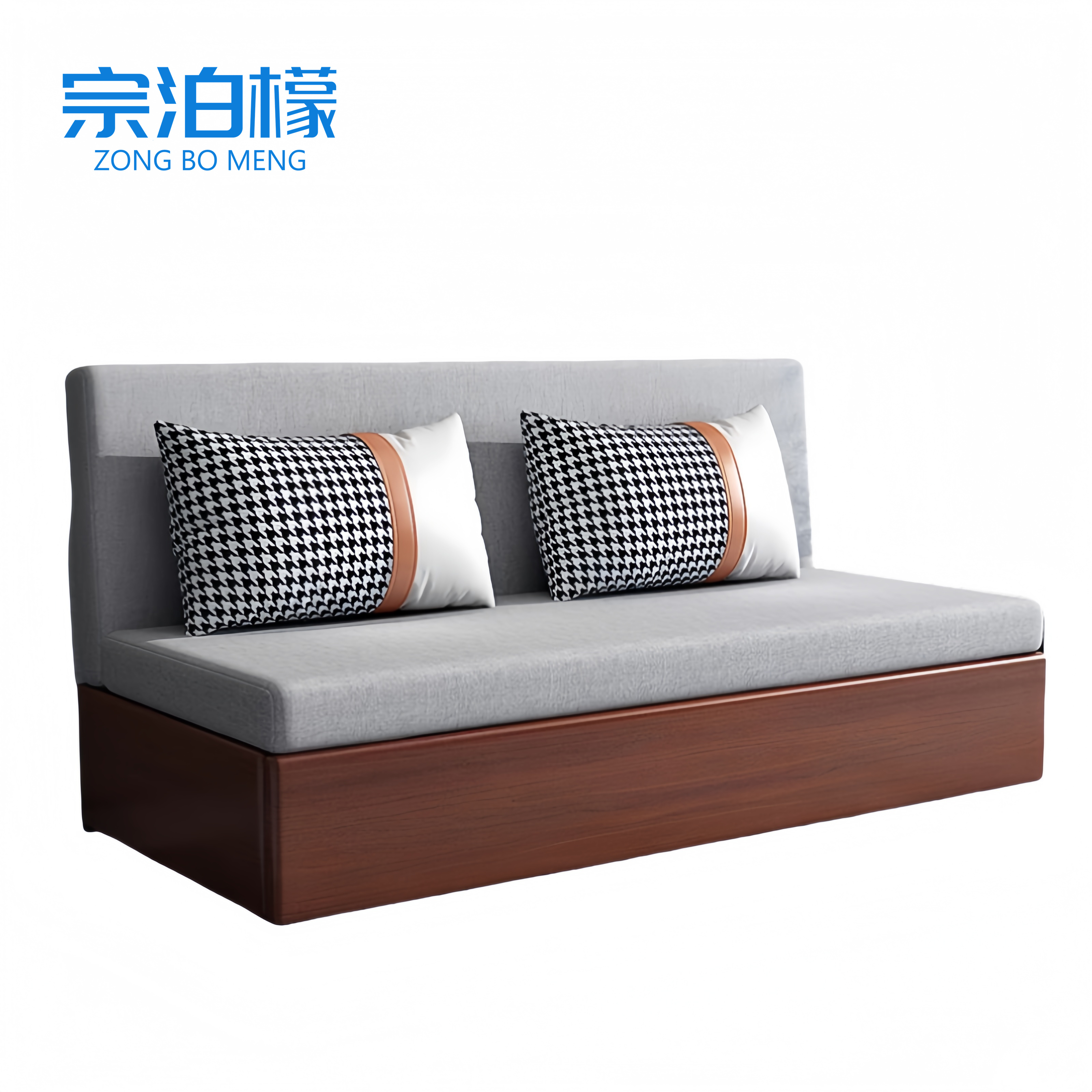 宗泊檬沙发床可伸缩高清大图