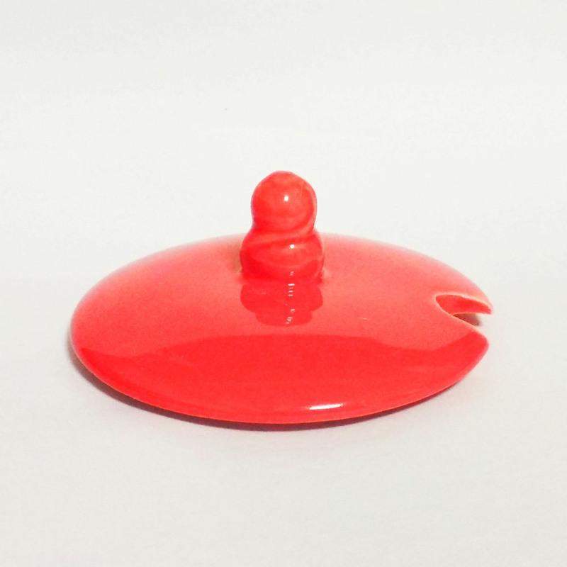 创意马克杯盖陶瓷水杯盖子圆形茶杯盖通用咖啡杯盖葫芦盖蓝色