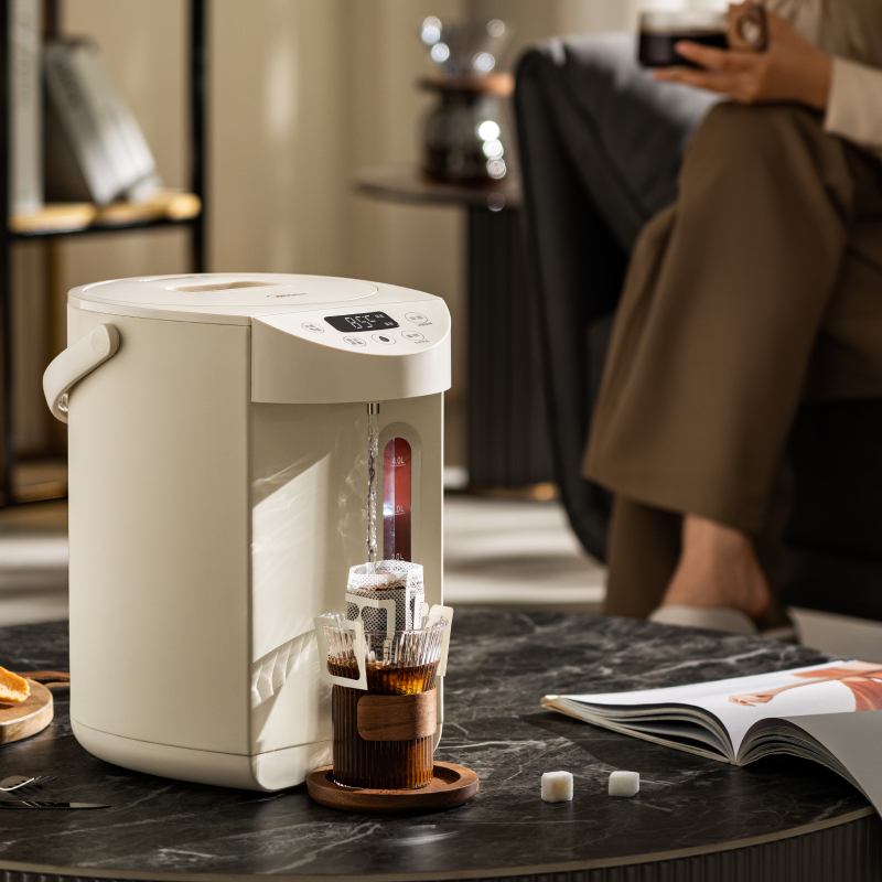 美的(Midea)电水瓶电热水瓶家用5升电水壶大容量电热水壶保温全自动家用不锈钢控温烧水壶MK-SP50E-01CPro高清大图