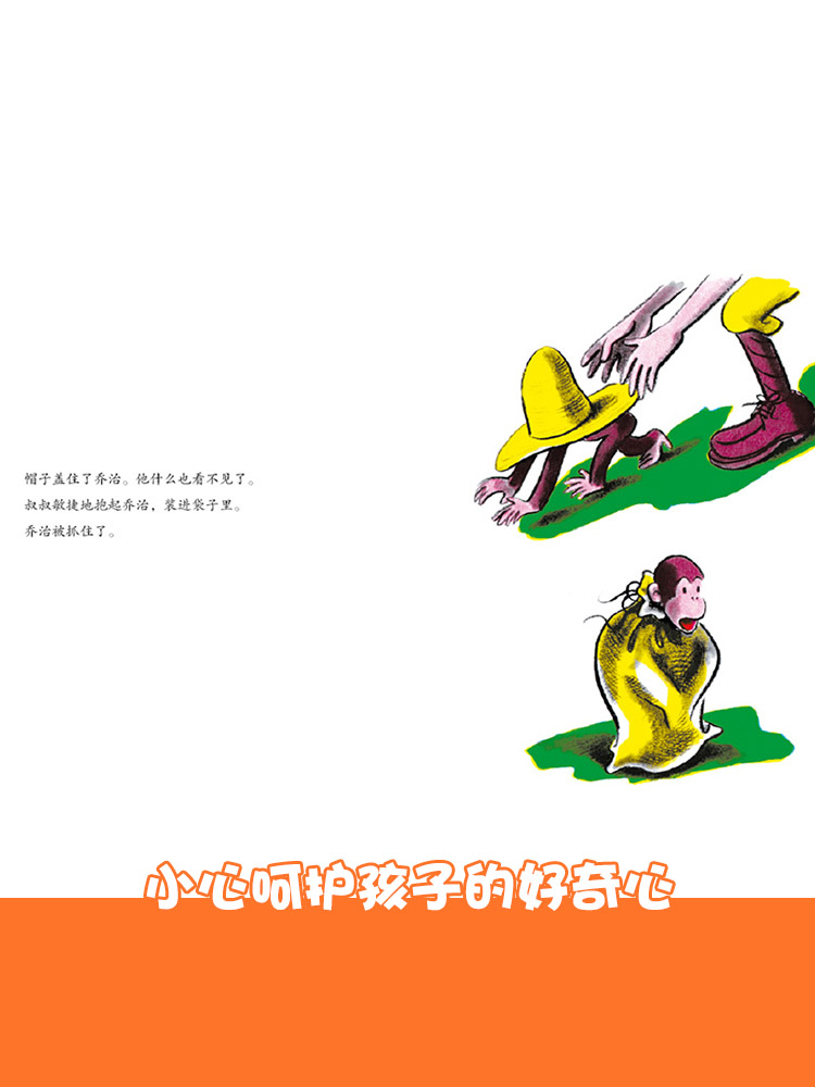 单本全册 [正版]好奇的乔治和黄帽子 蒲蒲兰绘本馆系列 1-3-6-8-12岁亲子读物启蒙图画幼儿启蒙早教绘本睡前故事书高清大图