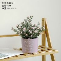 仿真绿植假花盆栽装饰小摆件创意室内客厅办公桌面花卉植物盆景