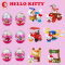 hellokitty凯蒂扭蛋场景儿童玩具拼装legao积木KT猫女孩 [新款]Kitty扭蛋-6只装(每款各1个)