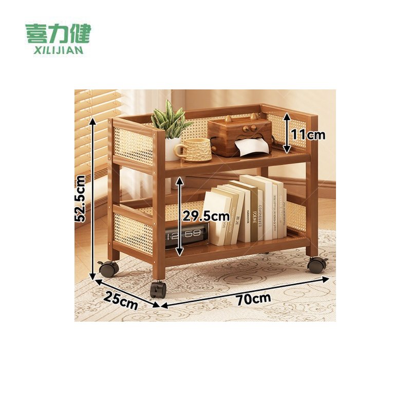 喜力健 零食收纳架 70*25*52.5CM-带轮 个高清大图