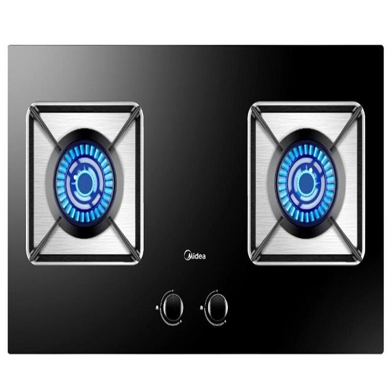 5大火力燃气灶台面嵌入式燃气炉具灶具钢化玻璃双灶台 煤气灶煤气炉