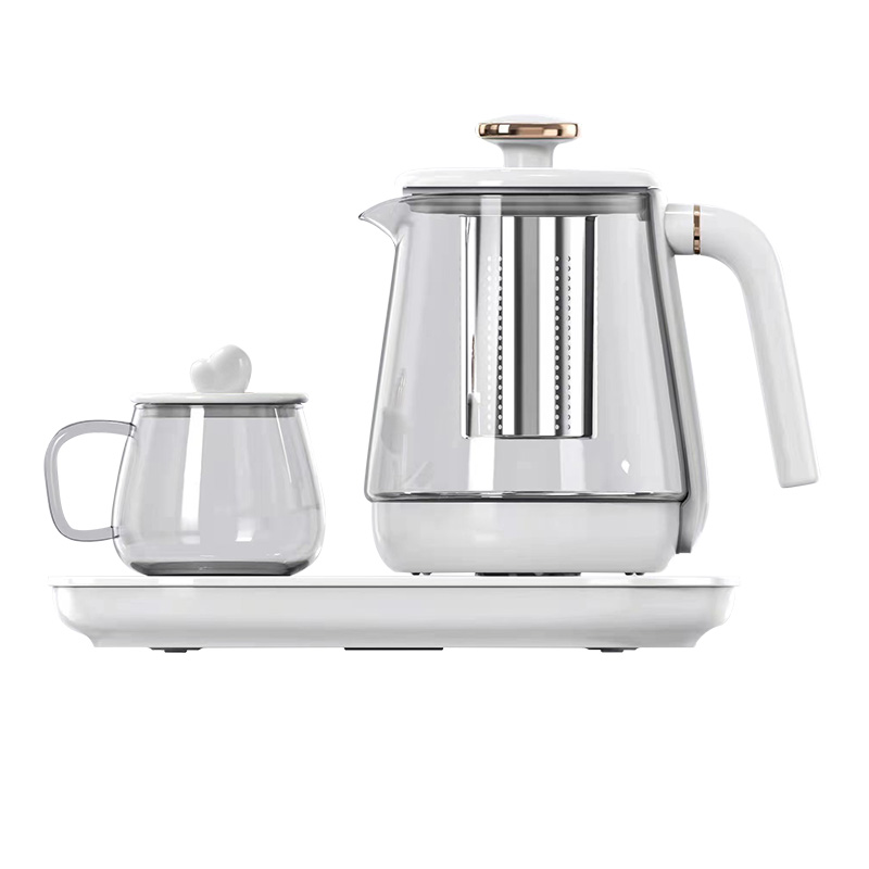 艾美特(Airmate) 养生煮茶套装CS0610 养生壶304不锈钢电水壶办公室便携水壶 1L高清大图