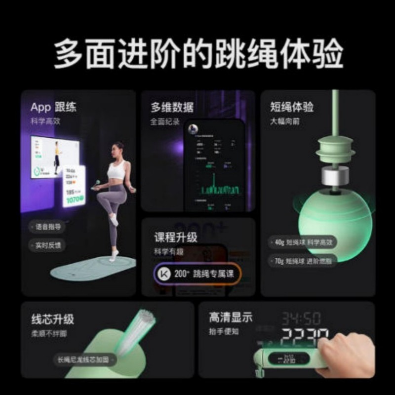 Keep智能计数跳绳高清大图