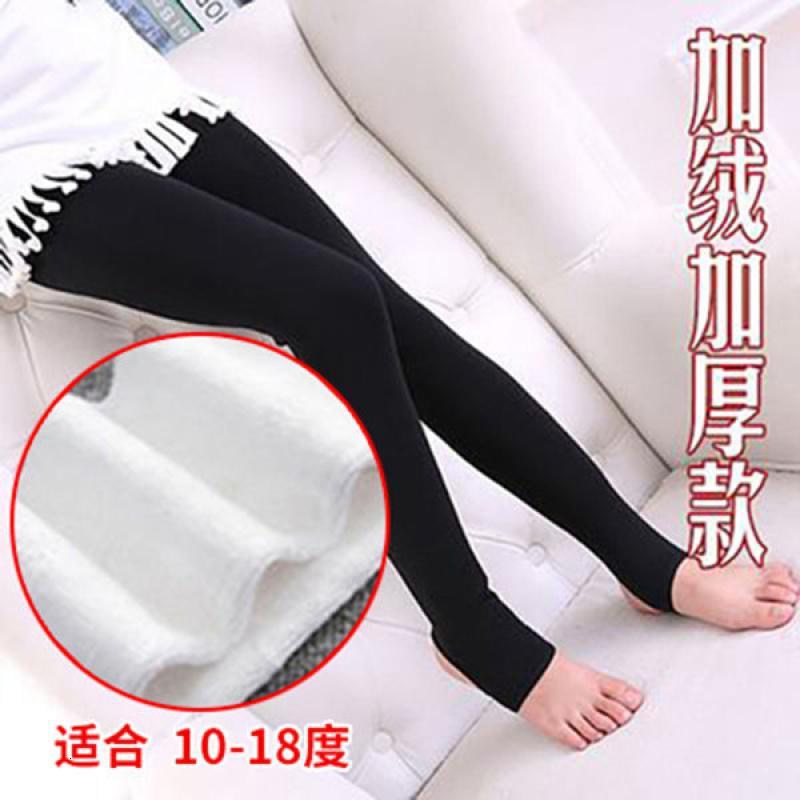 抗起球春秋冬儿童连裤袜女童打底裤袜白色舞蹈袜宝宝丝袜加绒加厚莎丞