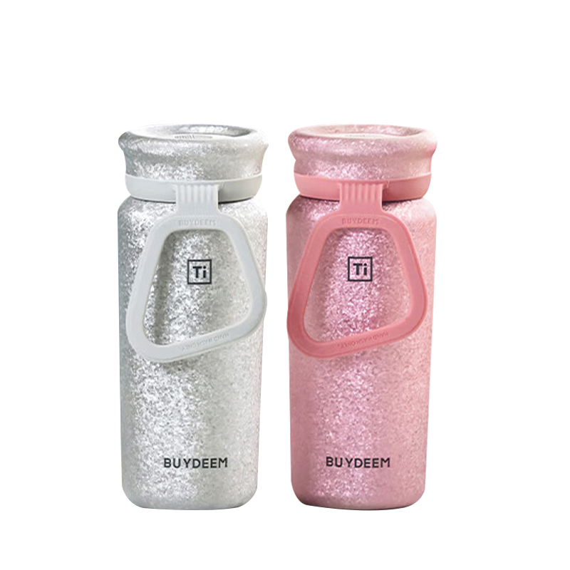 北鼎保温杯450ML纯钛养生茶水分离T101(颜色随机)