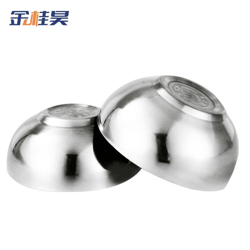 金桂昊 304不锈钢碗 亮光 碗 14cm 个高清大图