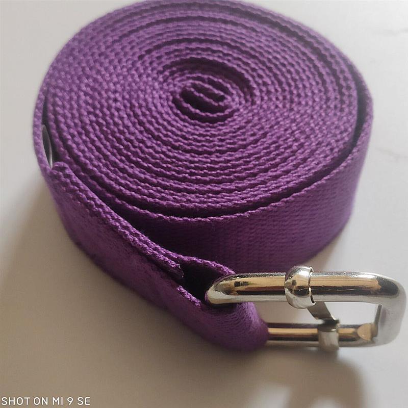 全棉专业艾扬格瑜伽辅助伸展带瑜伽绳加长4.2米拉伸带