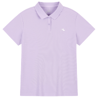 361°运动t恤女夏季时尚休闲polo衫女子健身翻领透气短袖潮662124110V XS 超梦紫