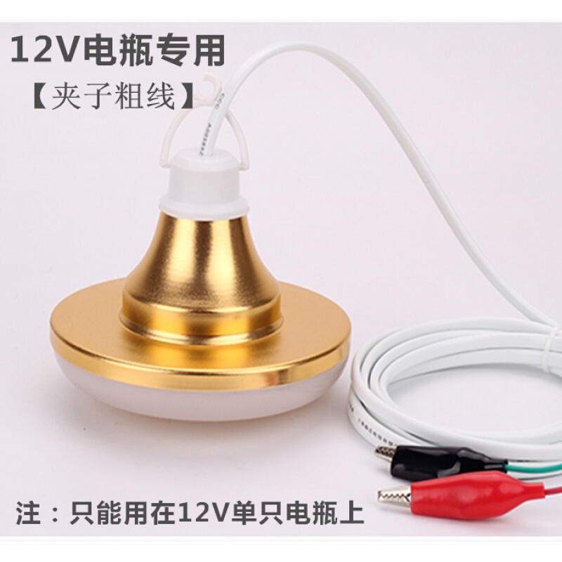 12VLED灯泡超亮照明节能LED夜市摆地摊12V48V60V伏低压直流电瓶灯