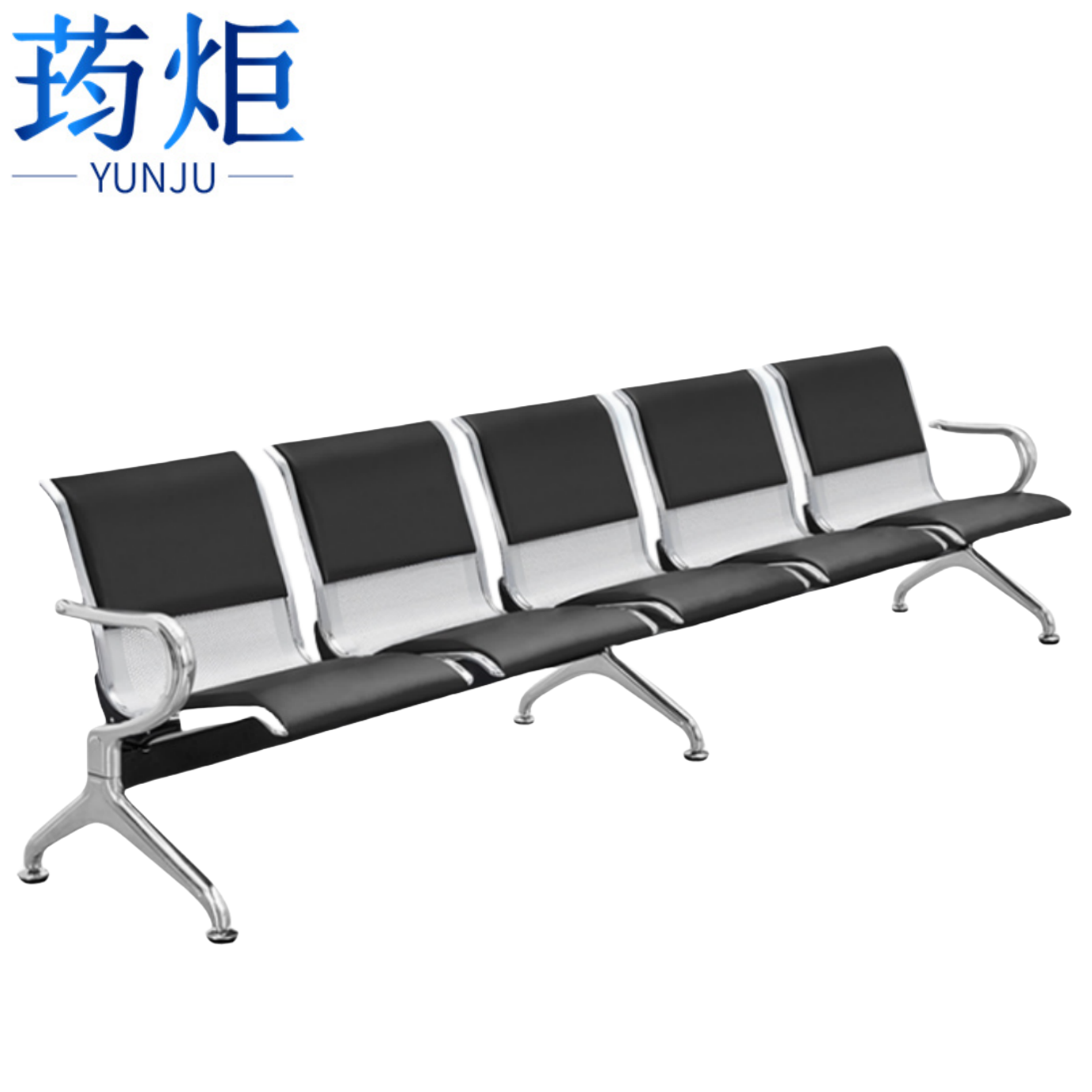 荺炬等候椅五人位张高清大图