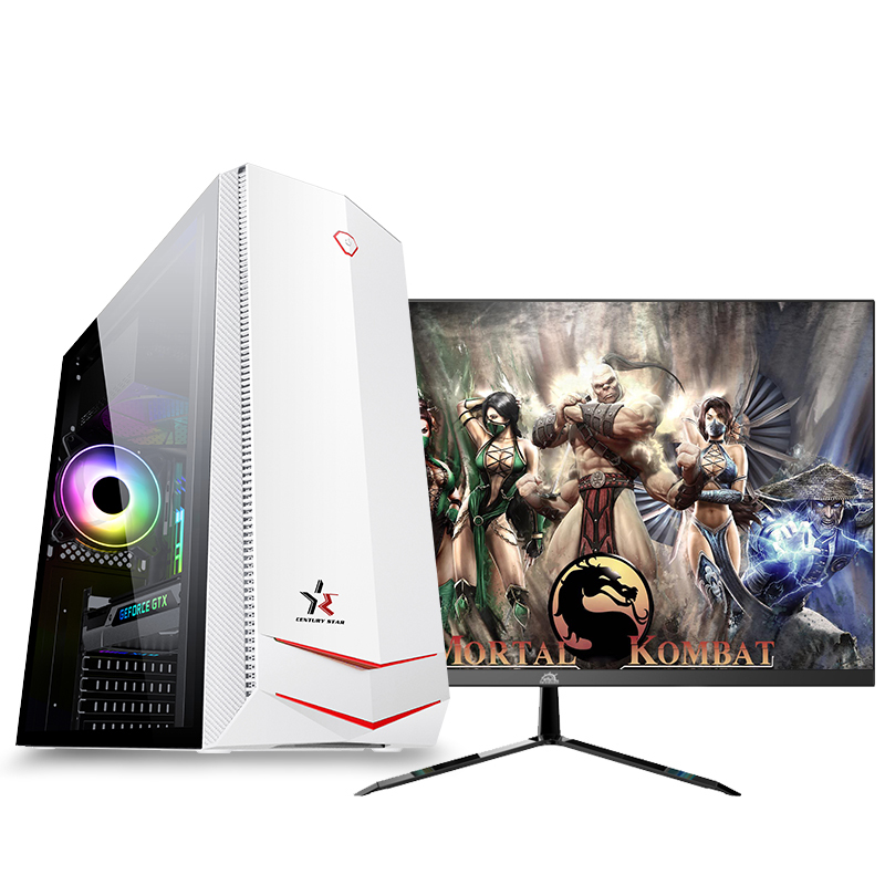 铭能 i7级六核E5-2620/RTX2060S独显/32G内存/512G固态 台式电脑台式机 电脑主机 组装电脑 家用办公台式主机商务娱乐股票学生游戏电脑台式组装机+21.5英寸