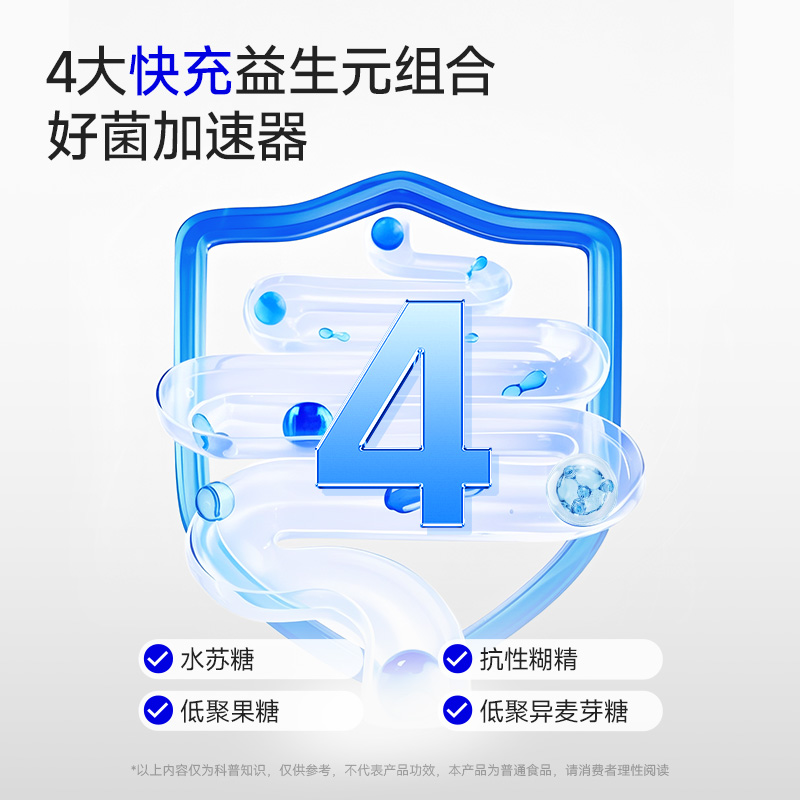 万益蓝WonderLab小蓝瓶益生菌20瓶+膳食纤维饮15g/条*4条肠胃冻干粉大人成人益生菌443高清大图