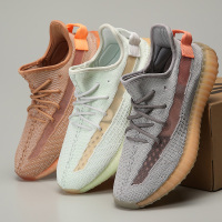 联名Diao Yeezy帝奥椰子ins超火350冰蓝白满天星椰子分化鞋户外运动男鞋真爆天使透气女鞋休闲百搭情侣鞋子
