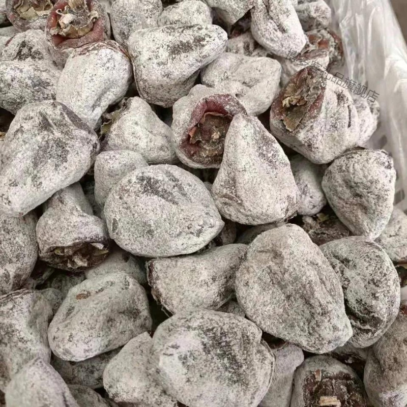 湛航柿饼新鲜吊柿饼农家霜降自然霜柿子饼1斤