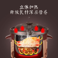天际电炖锅电炖盅电砂锅紫砂炖锅煲汤锅炖汤锅煮粥锅炖煮锅养生锅智能炖煮 4L大容量多功能家用可预约定时3-5人电用