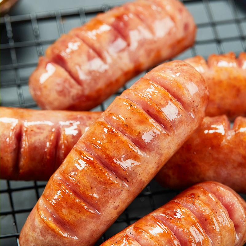 红小厨火山石地道烤肠250g5根装原味
