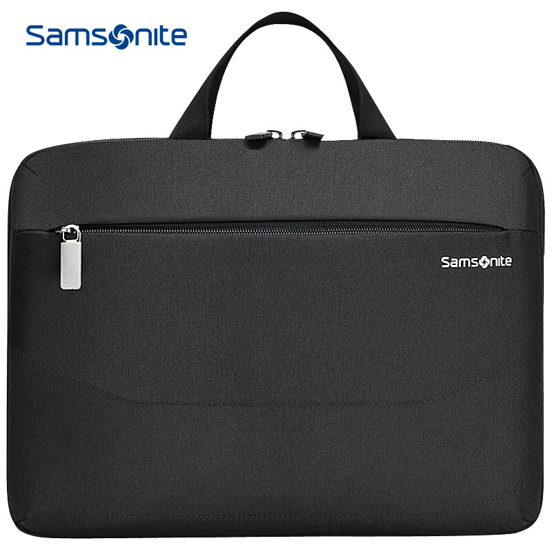 新秀丽(Samsonite)电脑包手提包男女商务背包公文包苹果华为笔记本电脑包15.6英寸 BP5*09101