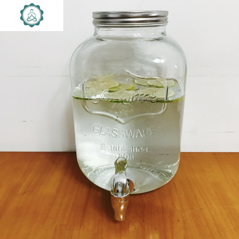 封后 Fenghou 家居器皿554723104079 复古玻璃冰桶饮料桶啤酒果汁桶冷水瓶水龙头开关冷水壶不耐热封后4玻璃瓶 Abs水龙头 方瓶子凉水壶 价格图片品牌报价 苏宁易购杰伦家居专营店