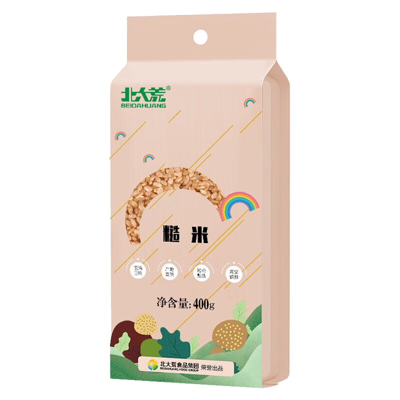 北大荒糙米400g原色原香真空锁鲜自然清香xbH9704