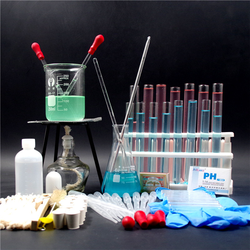 筎筠展示用品t528172815560 加热套装酒精灯三脚架烧杯试管架滴管化学