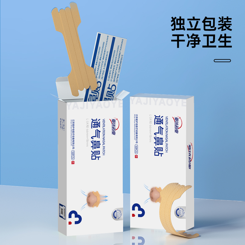 医用通气鼻贴儿童成人扩张鼻孔缓解鼻塞高清大图