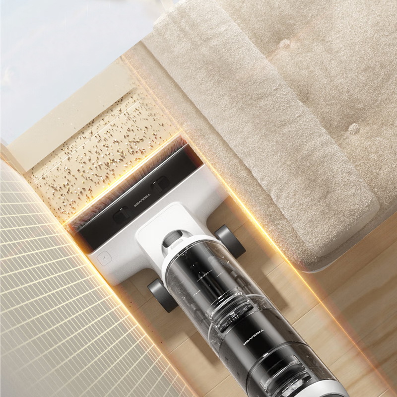 Mova洗地机大未3.0Pro吸洗拖一体机器人拖地机吸尘器[0水渍0缠毛 60℃热洗自动清洁 160°平躺]高清大图