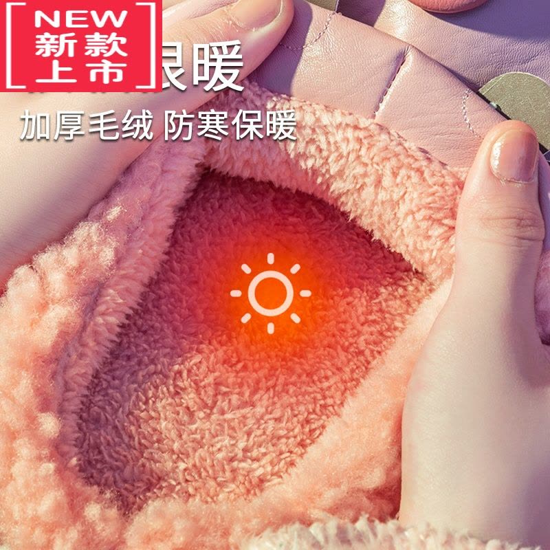 可莉允儿童棉拖鞋冬季女孩男童室内宝宝家居鞋亲子防水防滑棉鞋女童冬天图片