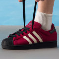 阿迪达斯 (adidas) 三叶草男女鞋新款经典贝壳头板鞋休闲鞋JQ3220 ZP JQ3220/红色/白色 36.5