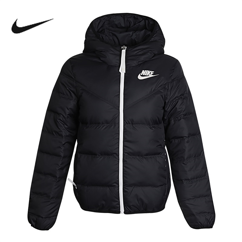 nike耐克羽绒服女外套2021冬季新款保暖连帽休闲运动服cu0283-010