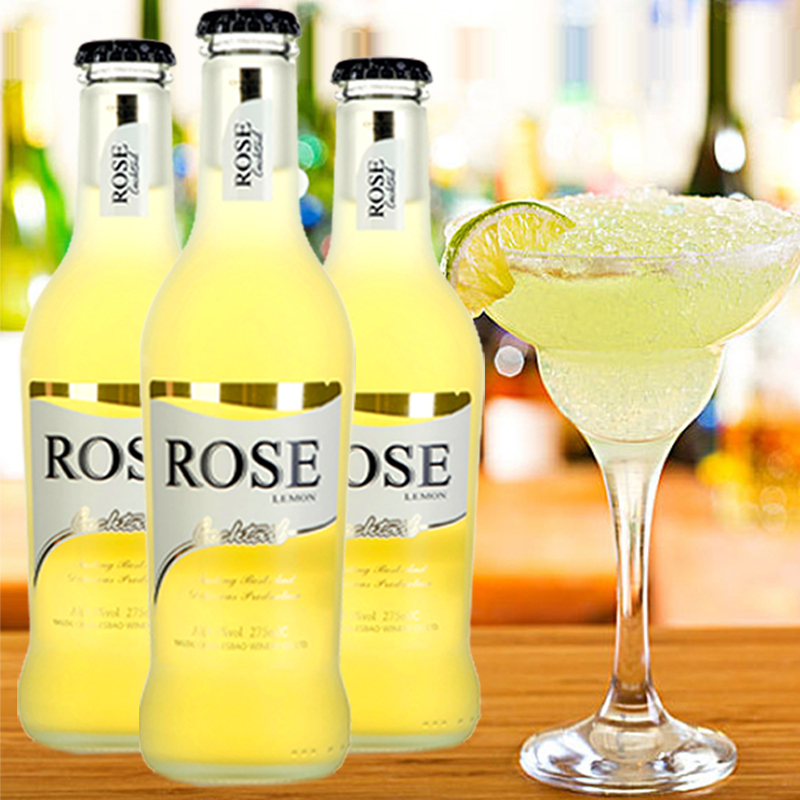 查理红ROSE鸡尾酒 果味洋酒275ml*1 柠檬味(新老包装交替发货)