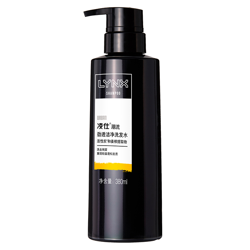 凌仕(LYNX)劲透洁净控油洗发露380ml[联合利华]高清大图