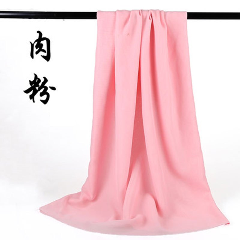 趣涉家居 雪纺布料面料垂感裙布服装里料里衬白色黑色纱布裙子内衬布料创意简约家居家用缝纫布带配件简约创意日用品