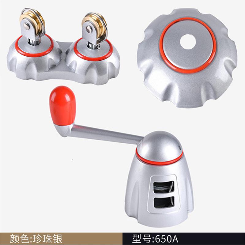 美帮汇太太套餐升降晾衣架配件 620-650-670 型好钢丝绳柄把 手摇器通用高清大图