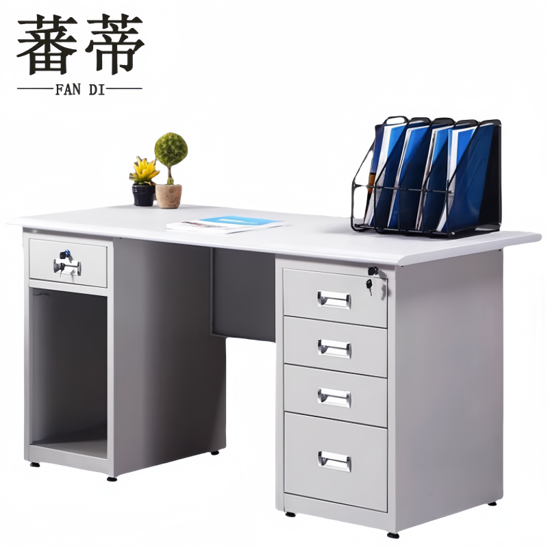 蕃蒂职员桌1.4米张高清大图