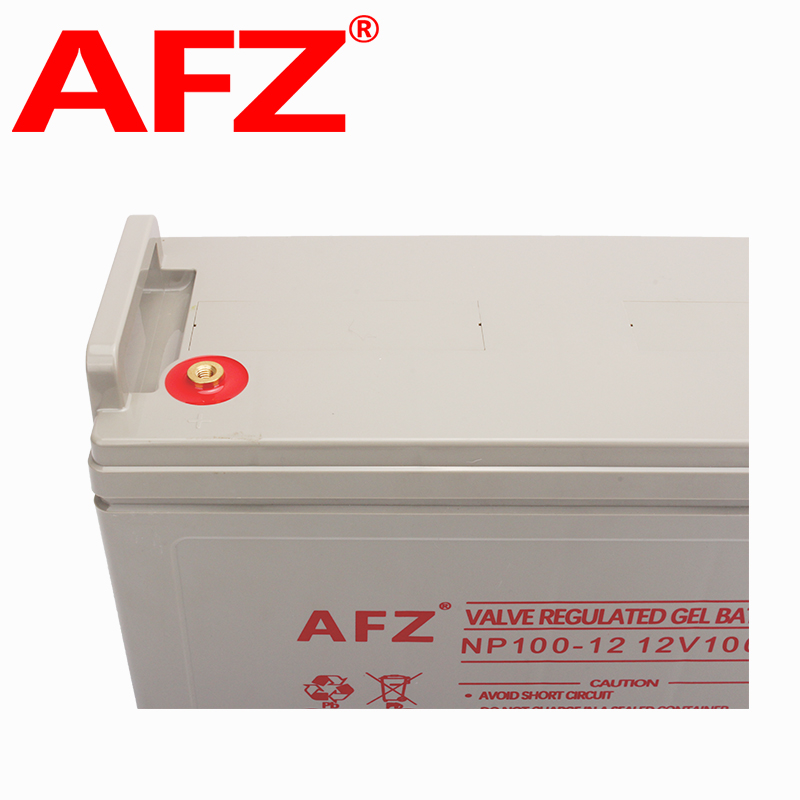 AFZ胶体铅酸蓄电池12V100AH电瓶UPS直流屏机房EPS消防通信NP100-12长款高清大图