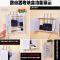 路由器收纳盒无线wifi多媒体集线盒猫插板电线插排机顶盒置物架子 501小号双开门百叶+无痕钉