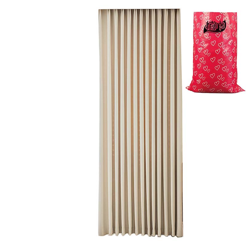 植巾 CL170 100*100cm 加厚棉麻窗帘（计价单位：米）黄色高清大图