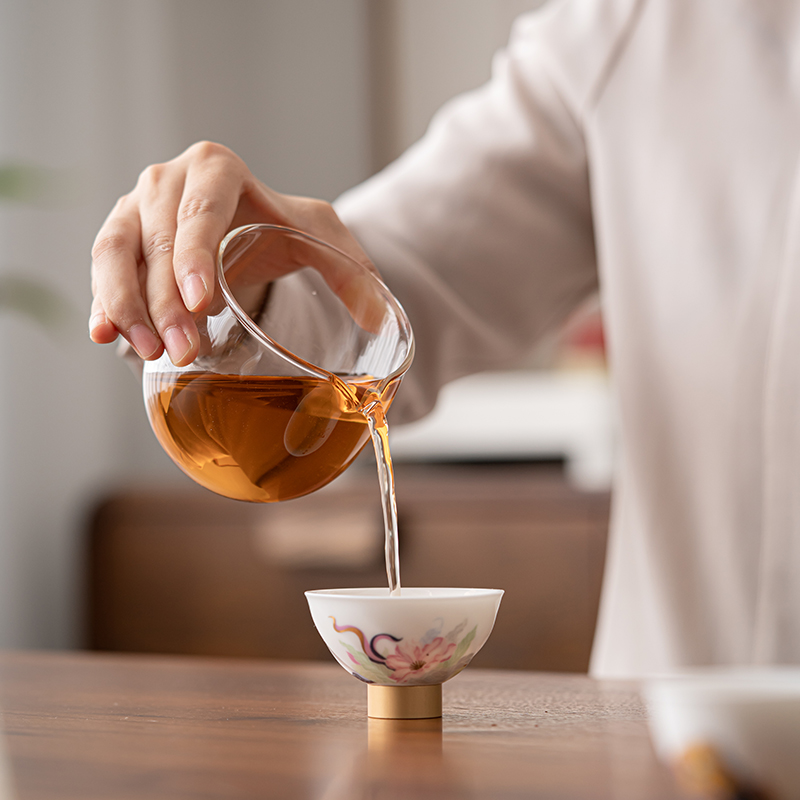 苏氏陶瓷(SUSHI CERAMICS)九色祥鹿旅行便捷配主人杯茶具高清大图