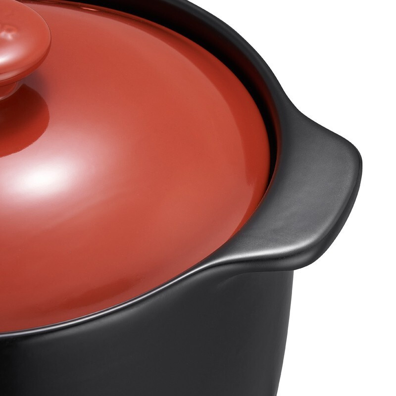 苏泊尔supor砂锅陶瓷煲燃气明火专用瓦罐汤煲tb60q1樱红6l