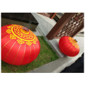 茶花(CHAHUA)大红灯笼户外防水防晒直径广告国庆节日装饰春节新年大门口铁口绸 200# 直径1.5米 1个