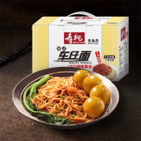 寿桃(sautao) 港式车仔面V81050M12盒装XO酱(180g+25g)*12*1