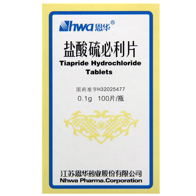 HWA/恩华 盐酸硫必利片 0.1g*100片*1瓶/盒