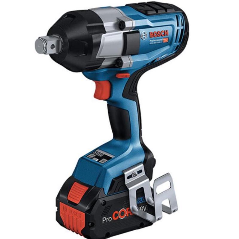 博世 无刷电动扳手GDS18V-400风炮大扭力冲击扳手电动工具GDS18V-400-4.0 双电[汽修]